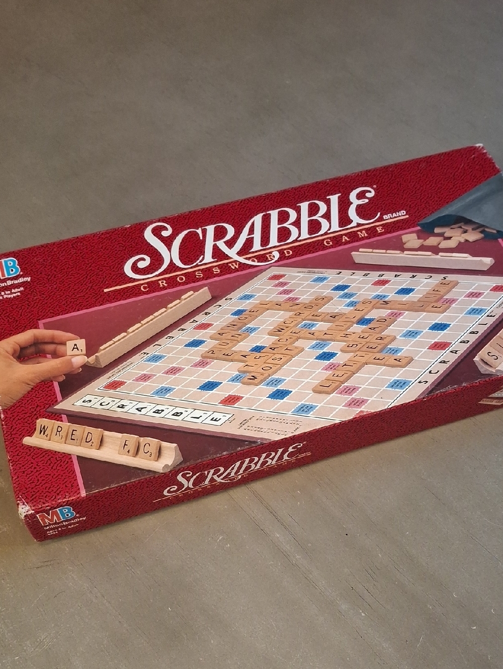 Scrabble Classic Crossword Game - Vintage 1989 Edition